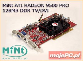 Karta MiNt ATI RADEON 9500 PRO 128MB DDR TV/DVI