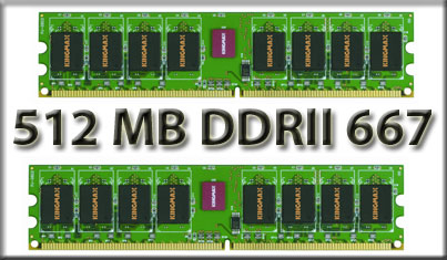 DDRII 667 - 2 x 512 MB