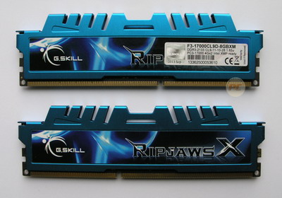 G.Skill 8GB DDR3-2133 RipjawsX