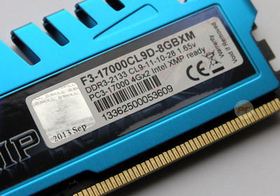G.Skill 8GB DDR3-2133 RipjawsX
