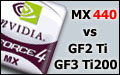 Test ukadu GeForce4 MX440 kontra GF2 Ti i GF3 Ti200