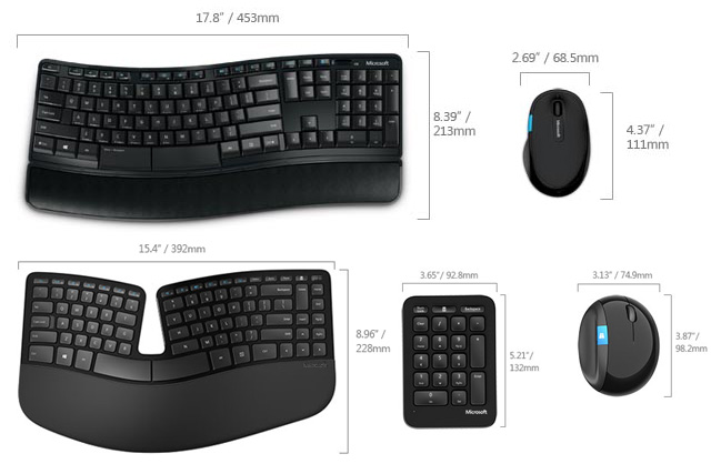 Microsoft Sculpt: Ergonomic Keyboard Comfort Desktop